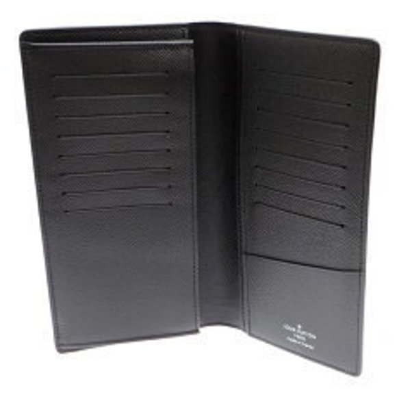 Louis Vuitton Portefeuille Black Monogram Eclipse Brazza Wallet Long - Picture 5 of 9